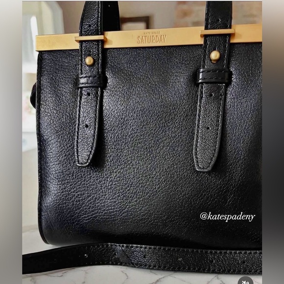 kate spade Handbags - VTG Kate Spade Saturday Black Purse Dark Academia Preppy Corpgore Classic